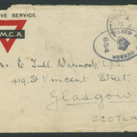 Letter from Walter Tull from the Front